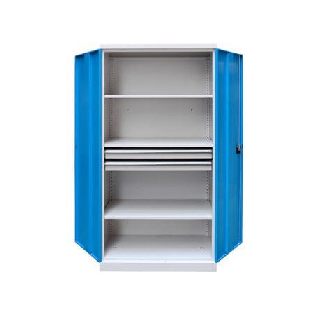 Armoire acier rangement outils et materiels a serrure