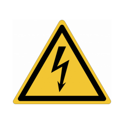 Panneau de signalisation Morion Haute tension