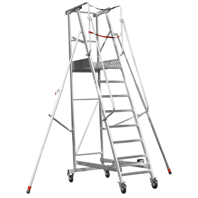 Escabeau roulant EMG monobloc 7 marches