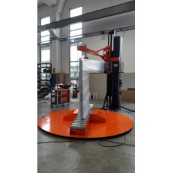 Banderoleuse verticale spéciale menuiserie
