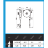Équilibreur à câble INOX de 0.2 à 3 kg