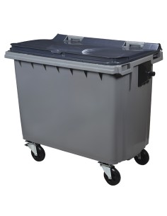 Conteneur 660 litres gris