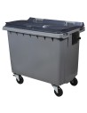 Conteneur 660 litres gris