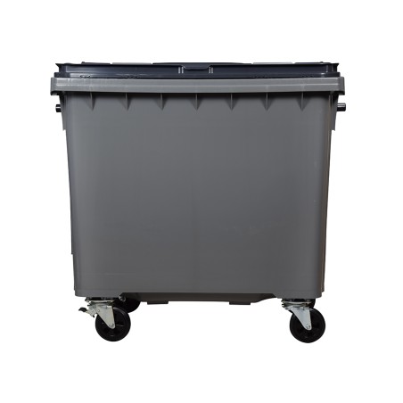 Conteneur poubelle 770 litres gris