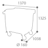 Conteneur poubelle 1000 litres dimensions