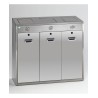 Système Tri sélectif en inox