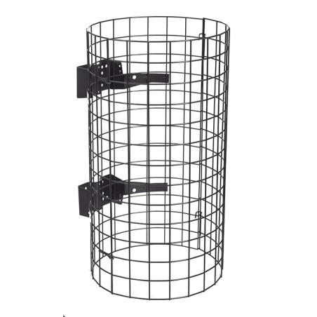 Poubelle en grillage vigipirate gris manganèse