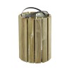 Poubelles en bois