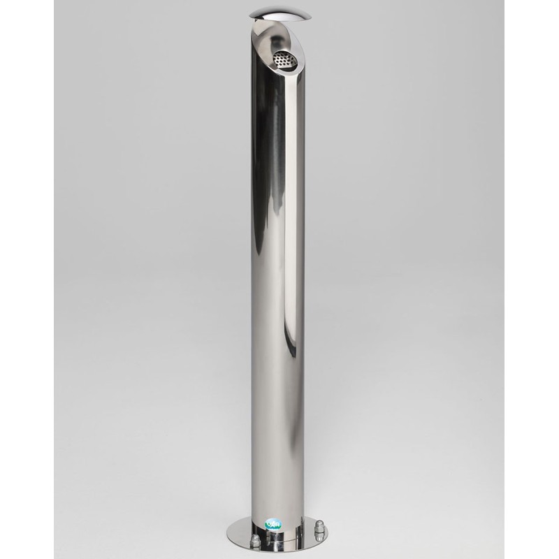 Cendrier colonne inox poli ou mat Cendrier colonne inox poli ou mat