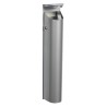 Cendrier extérieur inox acier mural 2.5 litres