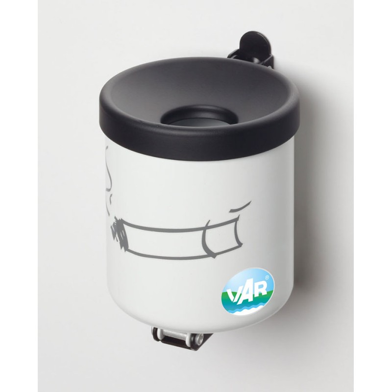 Cendrier mural 0,6 litres blanc Cendrier mural 0,6 litres blanc