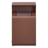 Cendrier mural metal 1 ou 2 litres