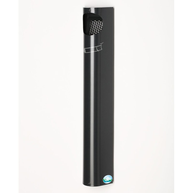 Cendrier mural tube anthracite Cendrier mural tube anthracite