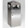 Cendrier poubelle inox 80 litres