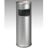 Cendrier poubelle aluminium anodisé 16L