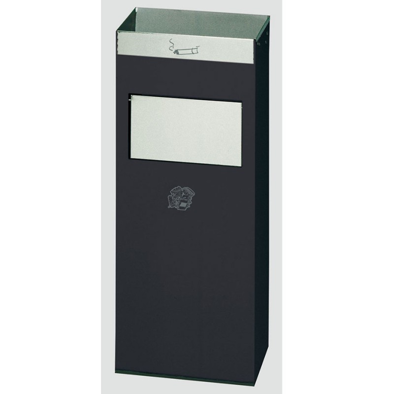 Cendrier poubelle 2L/21L anthracite Cendrier poubelle 2L/21L anthracite