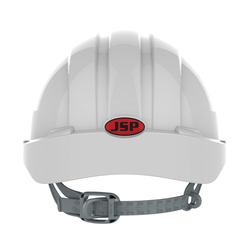 Casque de sécurité glissière blanc