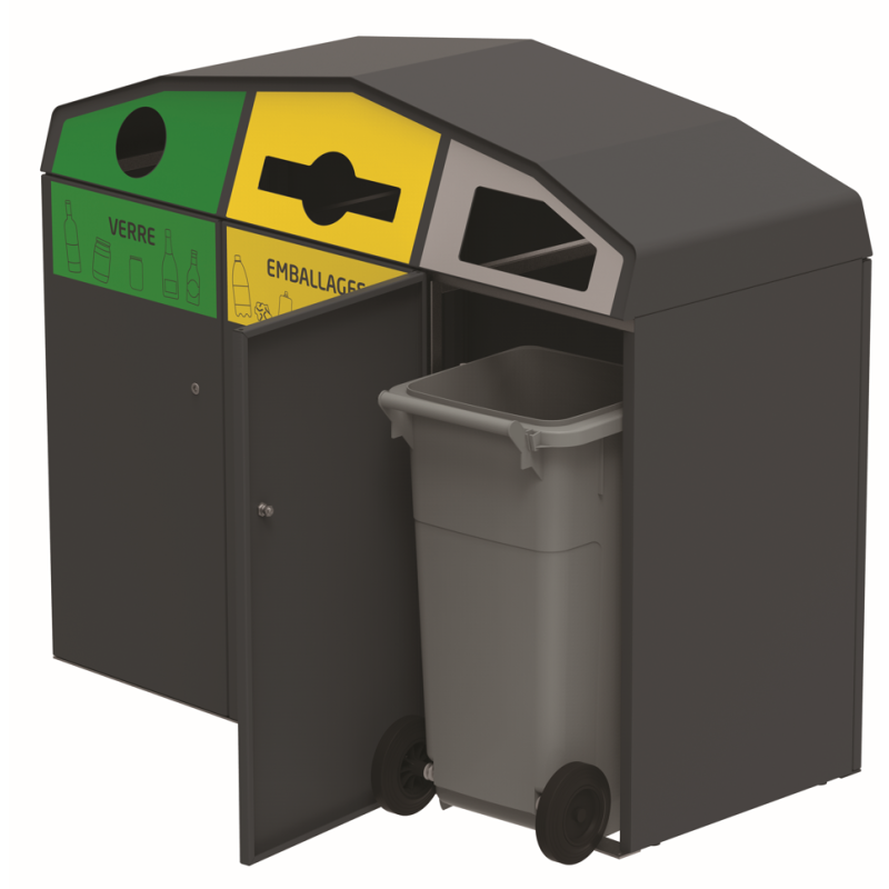 Conteneur poubelle 120 l