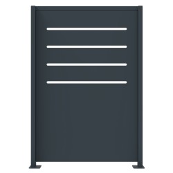 cache conteneur poubelle 2 modules