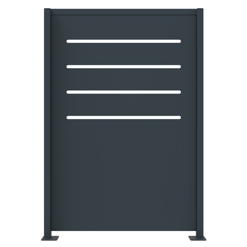 cache conteneur poubelle 2 modules