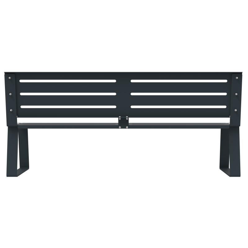 banc exterieur metal