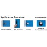 Armoire industrielle verrouillage électrique