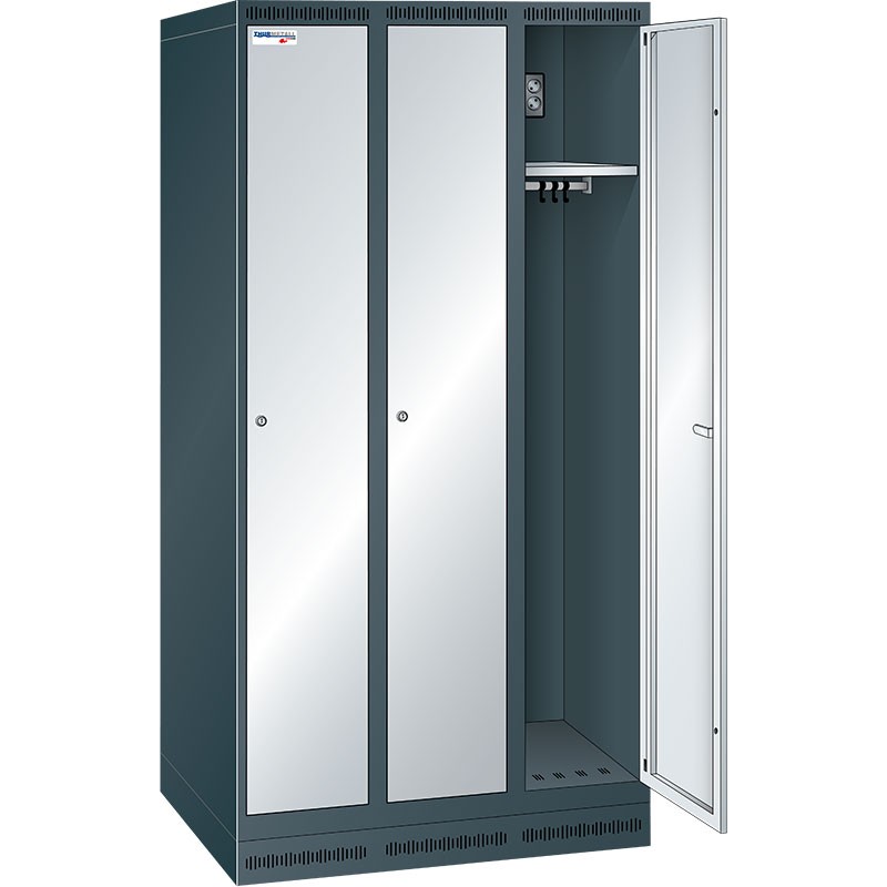 Vestiaire connecté 3 colonnes