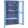 Armoire avec fenêtres transparentes