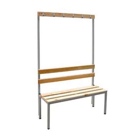 Banc pour vestiaire patère espace collectif