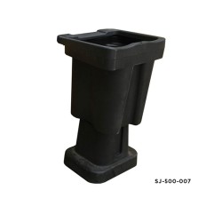 Distributeur bac 100 litres pour Bac de rétention 2 conteneurs 1100L avec caillebotis