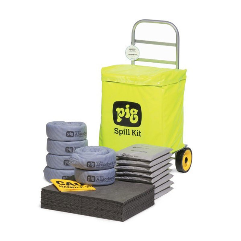 Kit anti-déversement avec roulettes Pig® Universal