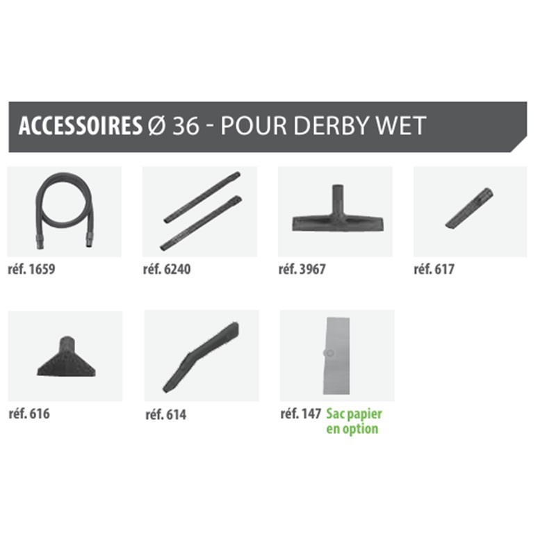 Aspirateur IJN Derby Wet : Puissance et Polyvalence pour Professionnels Exigeants