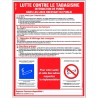 Panneau de consigne lutte contre le tabagisme