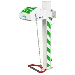 Douche oculaire chauffée en ABS