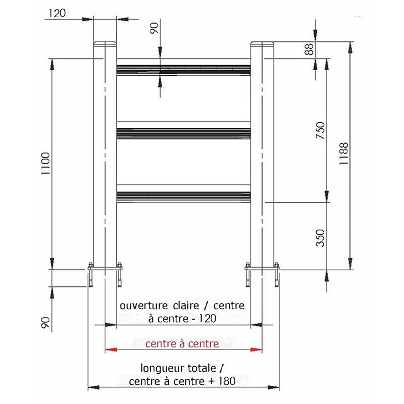 Protection de colonne dimensions