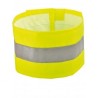 Brassard haute-visibilité polyester enduit jaune