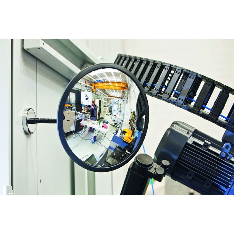 Miroir DETEKTIV avec support magnétique – Sécurité et visibilité optimales | Actilev