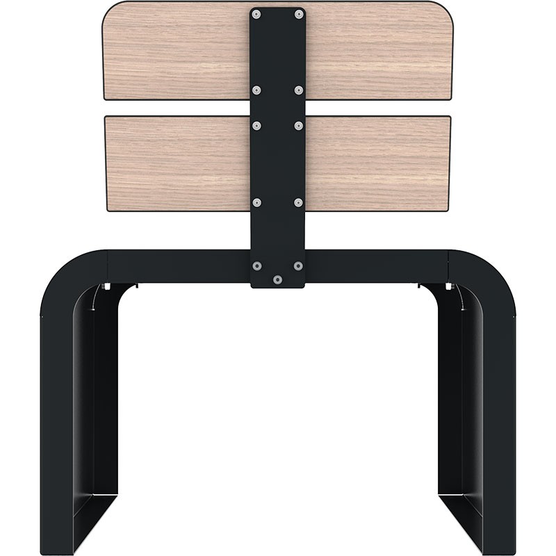 Banc résistant en compact HPL
