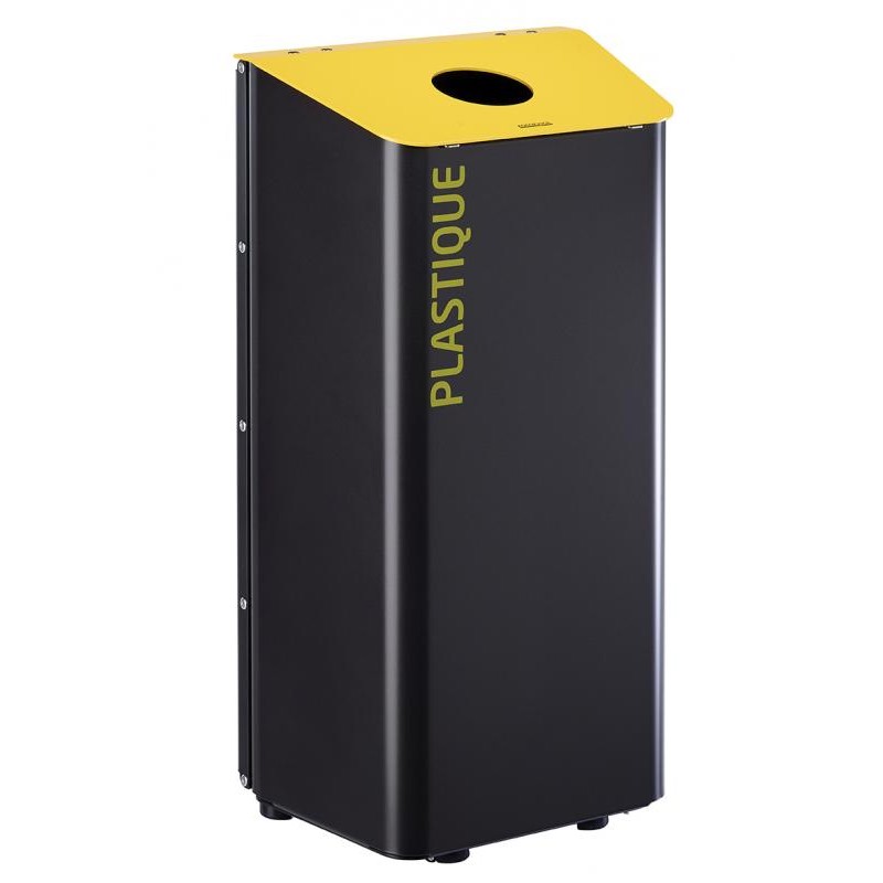 Conteneur tri sélectif jaune