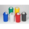 Poubelle plastique 50 litres avec clapet