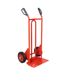 2 Poignées De Chariot De Manutention - Diamètre 25 Mm, Rouge, Anti-choc, Ergonomiques - Remplacement Pour Diables, Gerbeurs