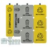 Stickers tri sélectif poubelle