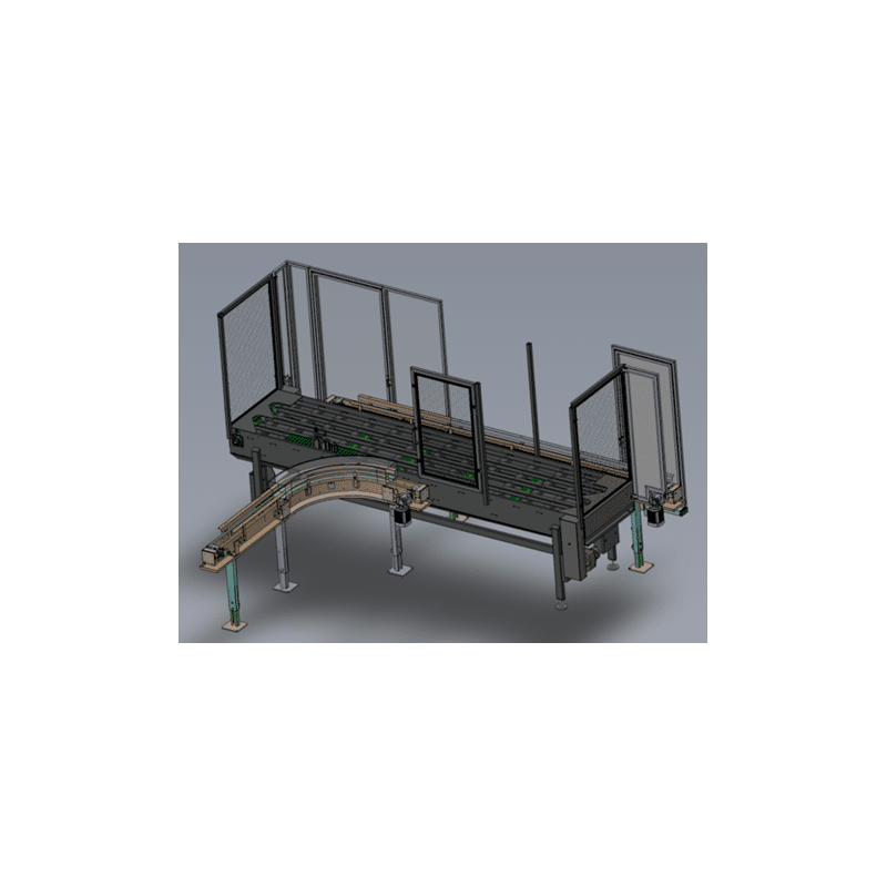 convoyeur palettes industriel