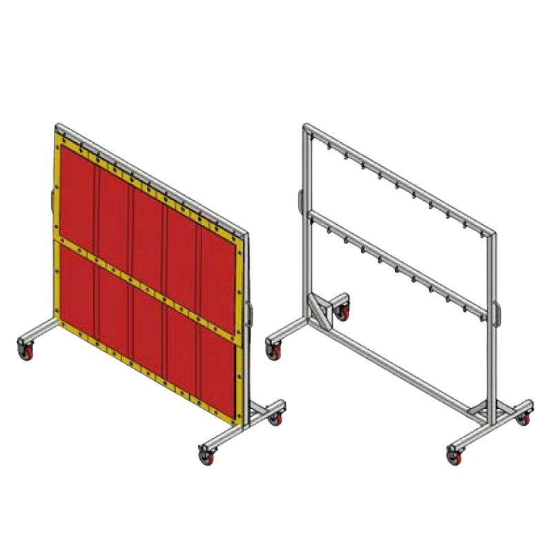 rack mobile blindage radiologique