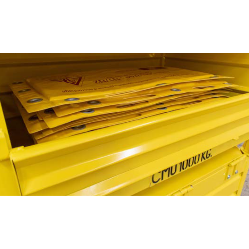 conteneur pour couvertures plombées