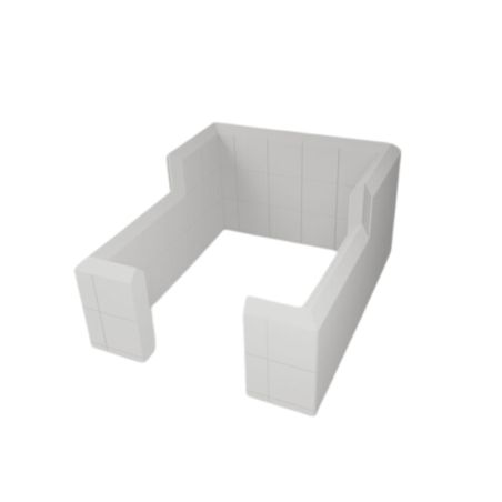 Briques de plomb modulaires pour blindage radiologique