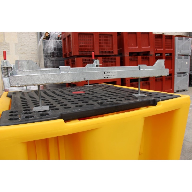 Basculeur de GRV IBC inclineur 5-10 % - Breveté | Actilev