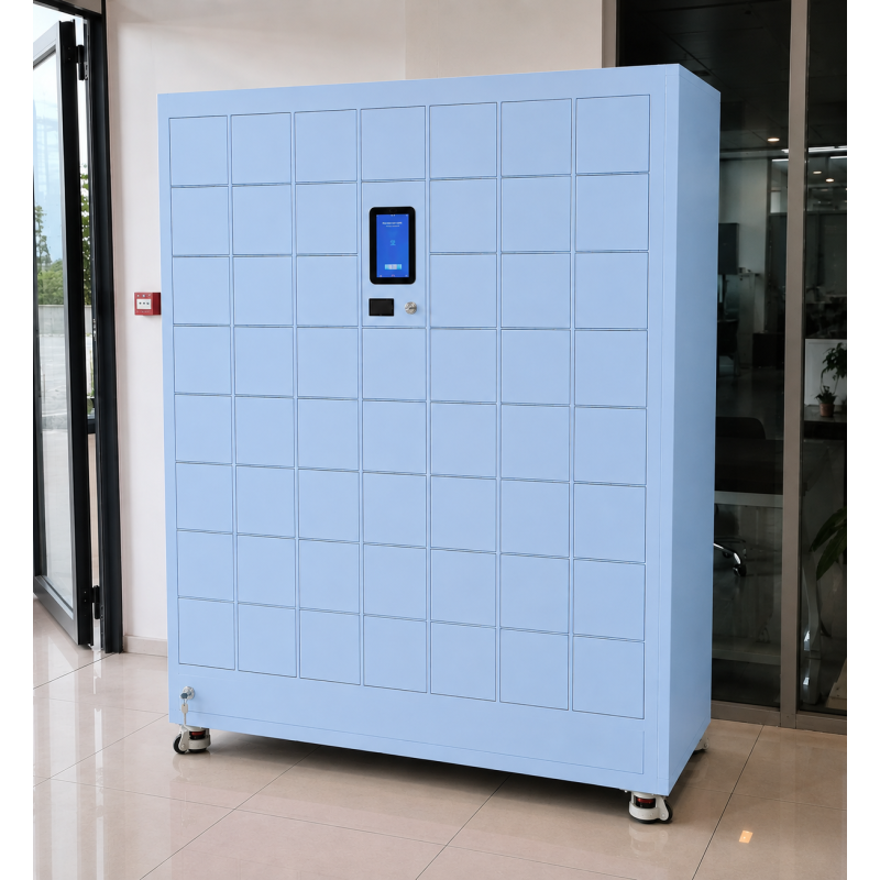 Casier sécurisé 54 cases RFID, code et empreinte | Actilev