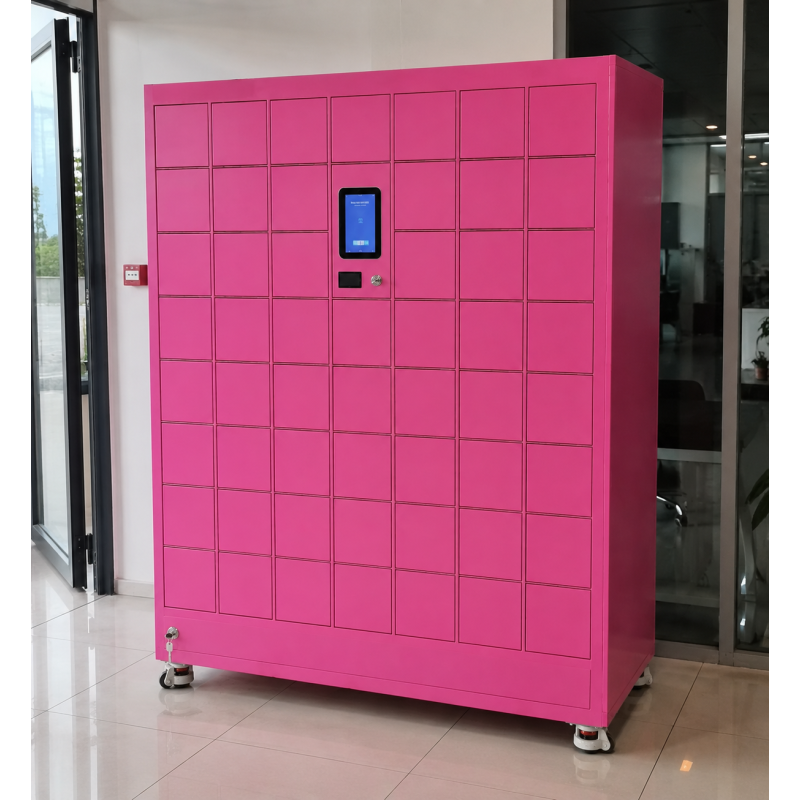 Casier sécurisé 54 cases RFID, code et empreinte | Actilev