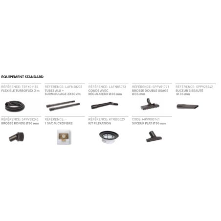 Aspirateur professionnel poussière 13 L